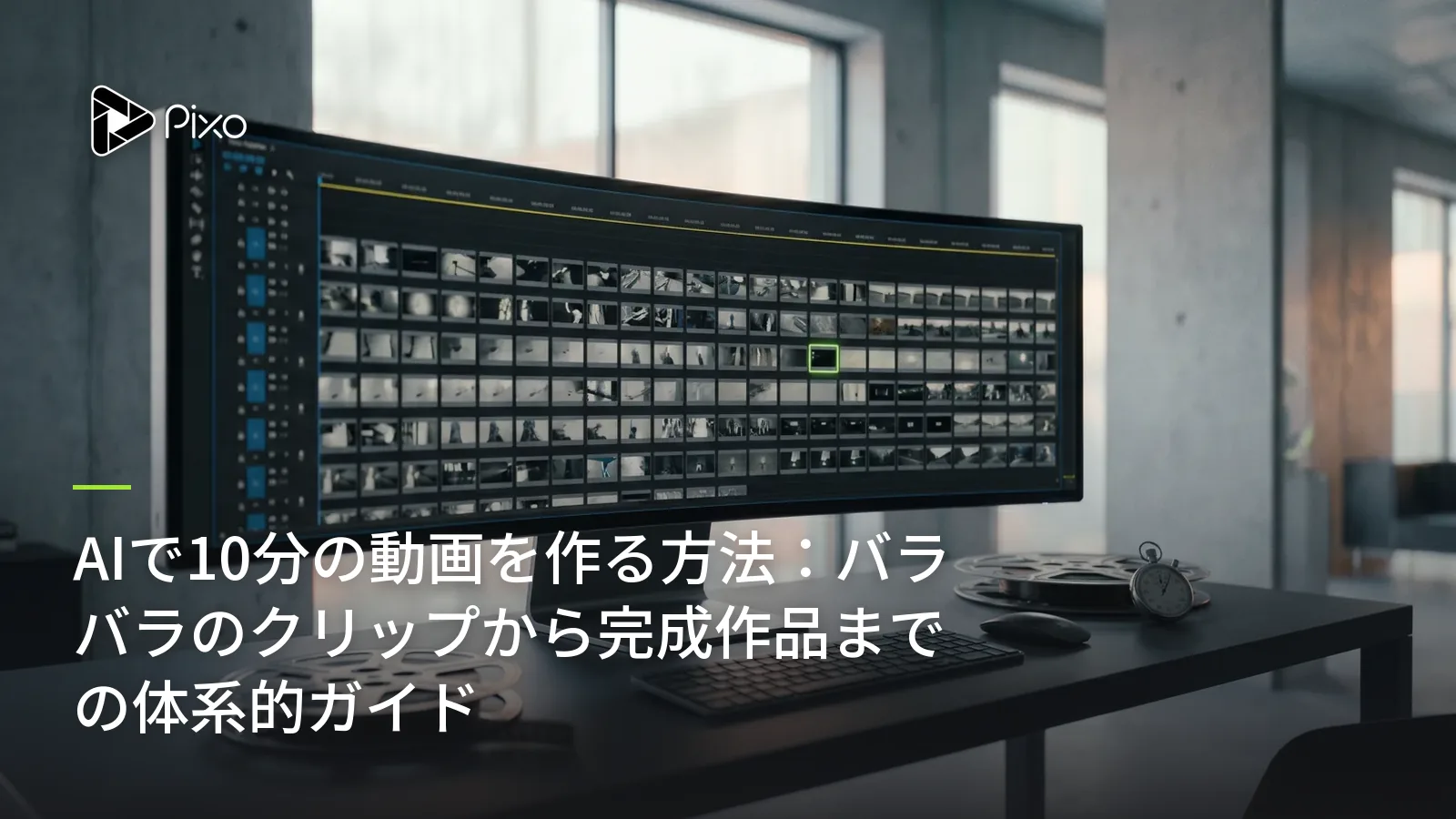 AIで10分の動画を作る方法：バラバラのクリップから完成作品までの体系的ガイド
