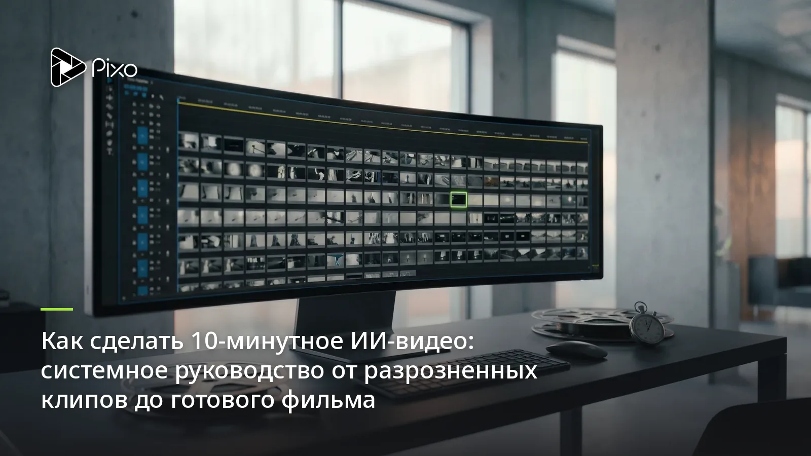 Как сделать 10-минутное ИИ-видео: системное руководство от разрозненных клипов до готового фильма