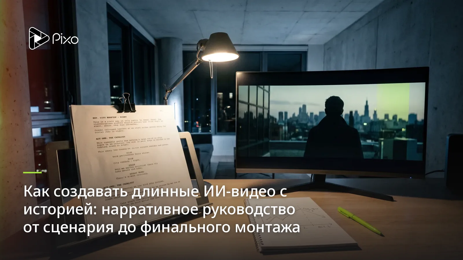 Как создавать длинные ИИ-видео с историей: нарративное руководство от сценария до финального монтажа