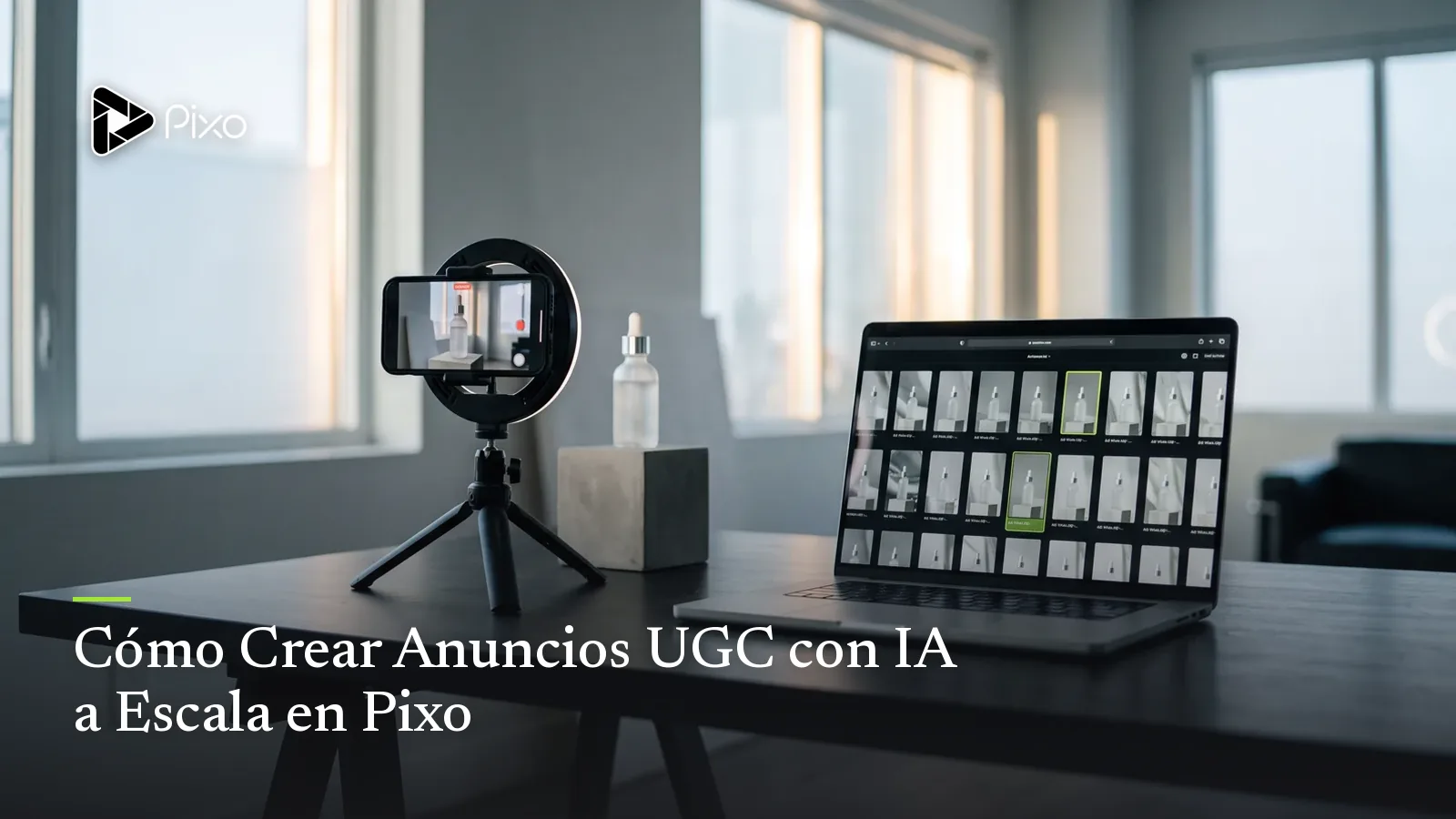 Cómo Crear Anuncios UGC con IA a Escala en Pixo
