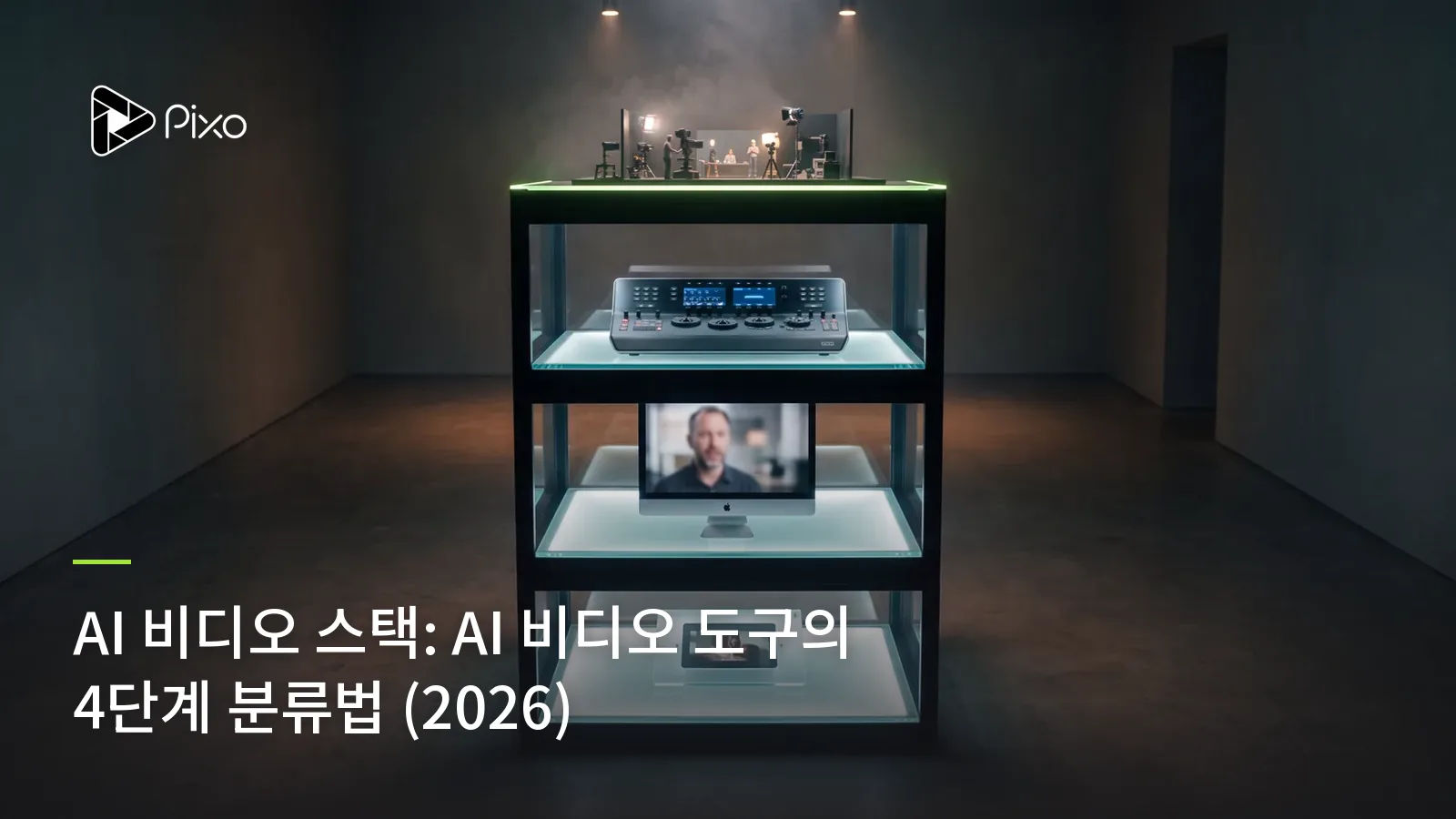 AI 비디오 스택: AI 비디오 도구의 4단계 분류법 (2026)
