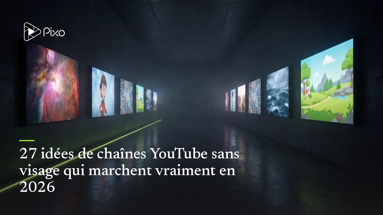 27 idées de chaînes YouTube sans visage qui marchent vraiment en 2026