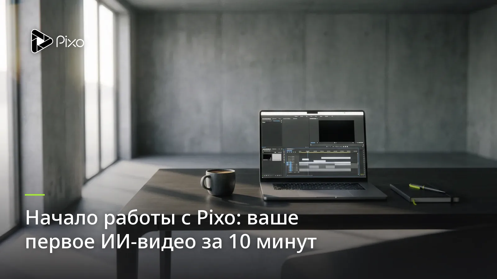 Начало работы с Pixo: ваше первое ИИ-видео за 10 минут