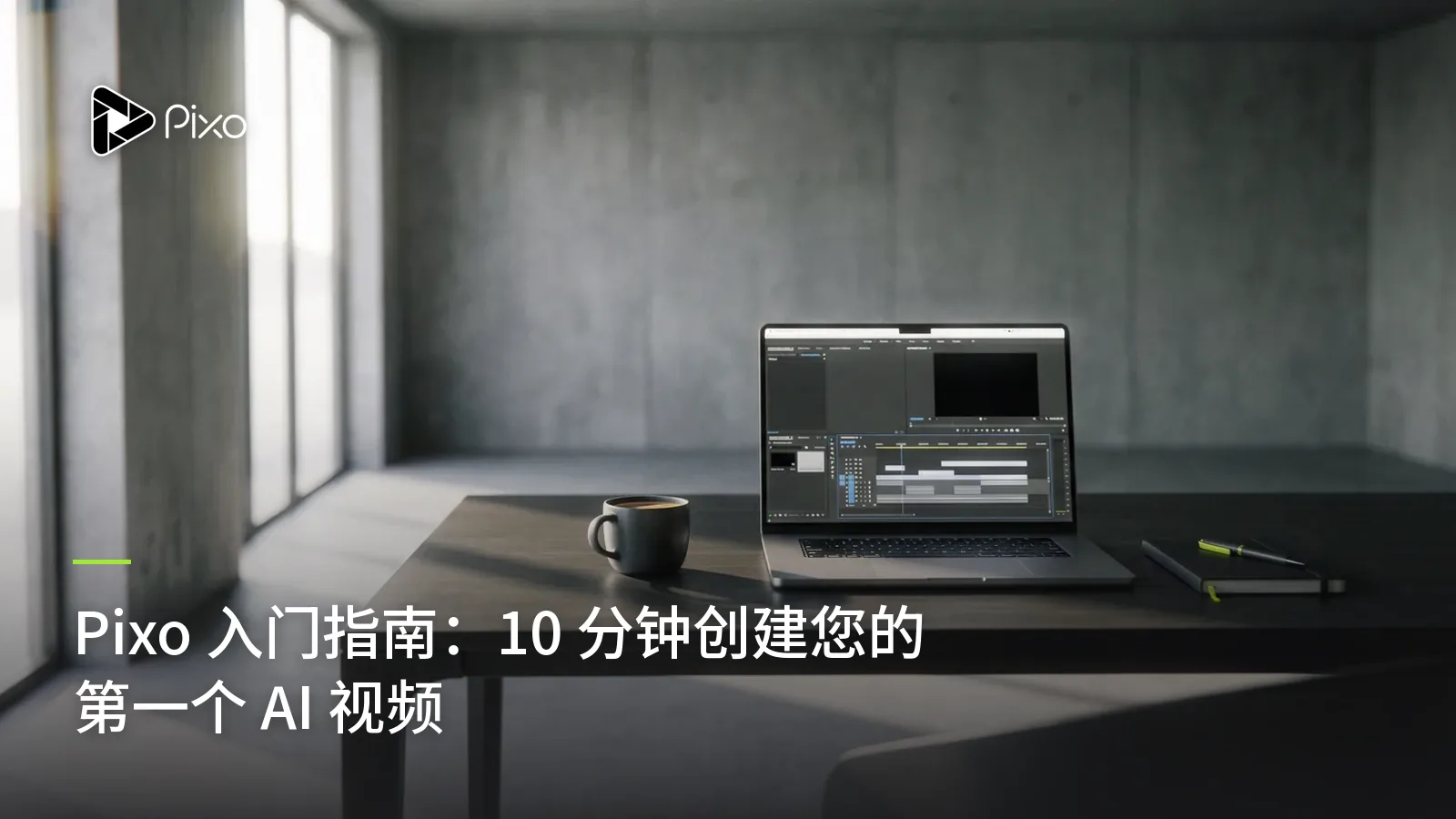 Pixo 入门指南：10 分钟创建您的第一个 AI 视频