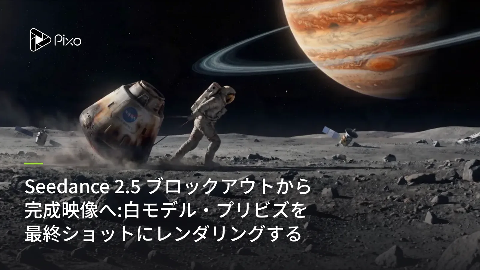Seedance 2.5 ブロックアウトから完成映像へ:白モデル・プリビズを最終ショットにレンダリングする