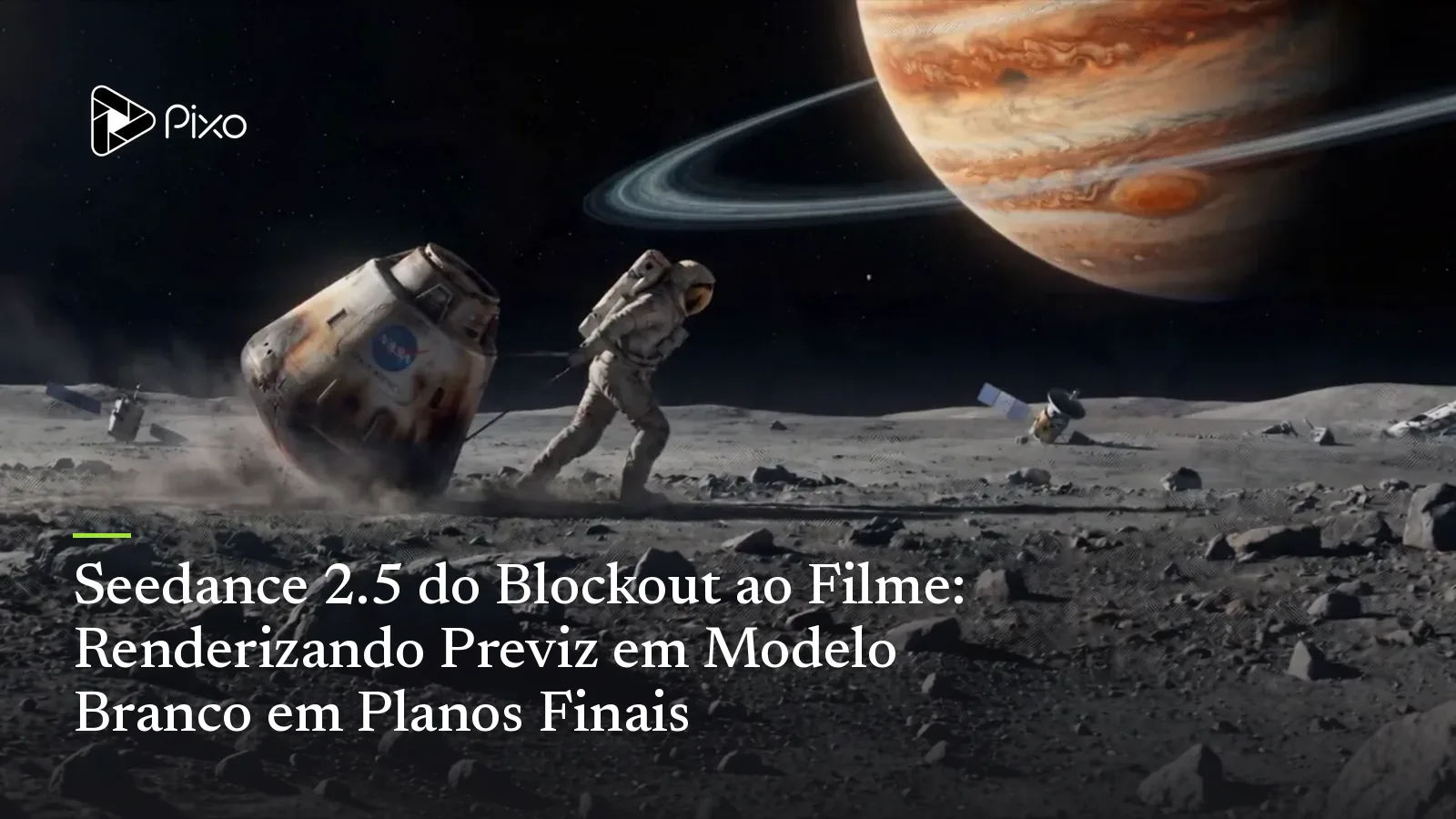 Seedance 2.5 do Blockout ao Filme: Renderizando Previz em Modelo Branco em Planos Finais