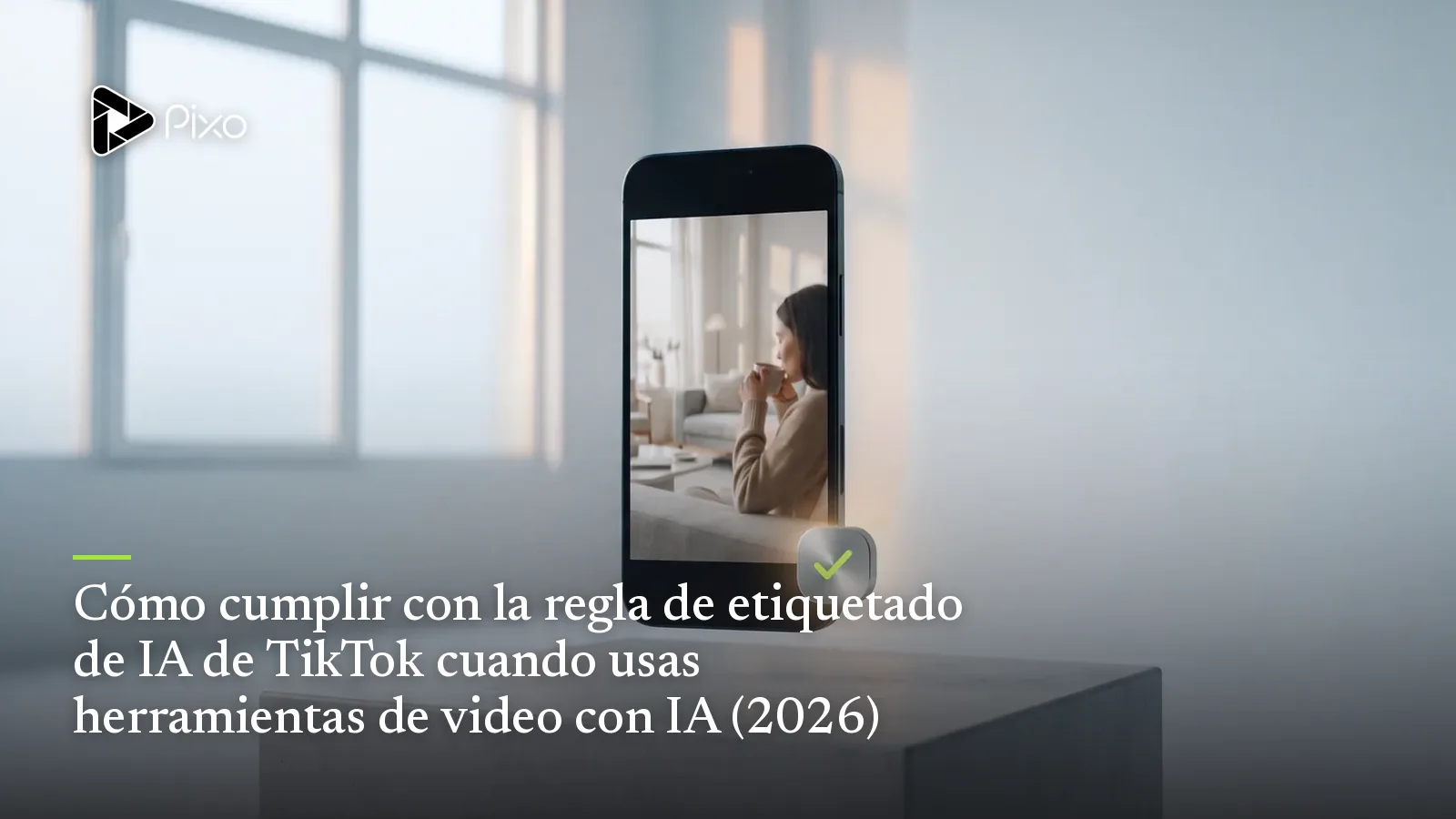 Cómo cumplir con la regla de etiquetado de IA de TikTok cuando usas herramientas de video con IA (2026)