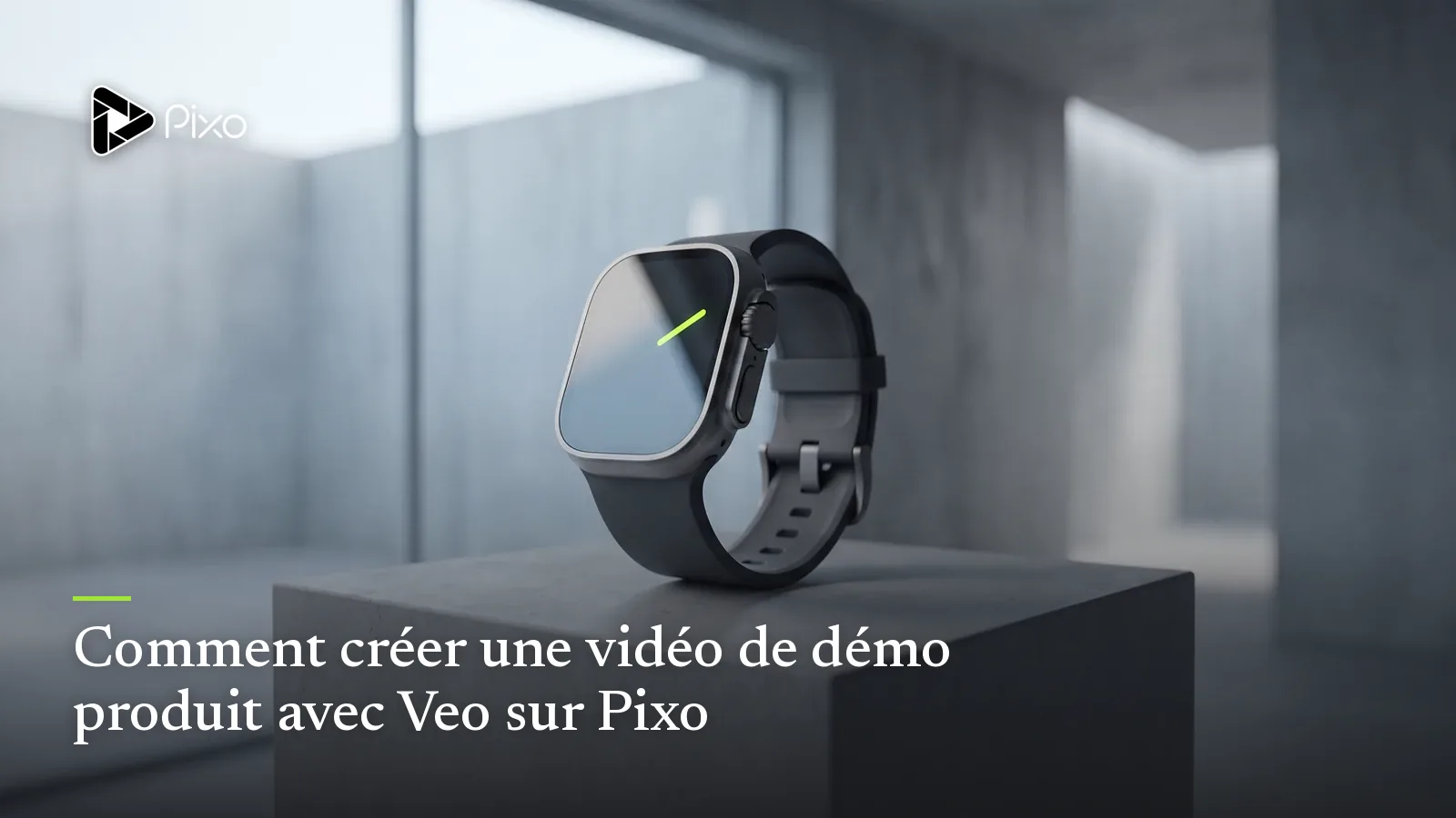 Comment créer une vidéo de démo produit avec Veo sur Pixo