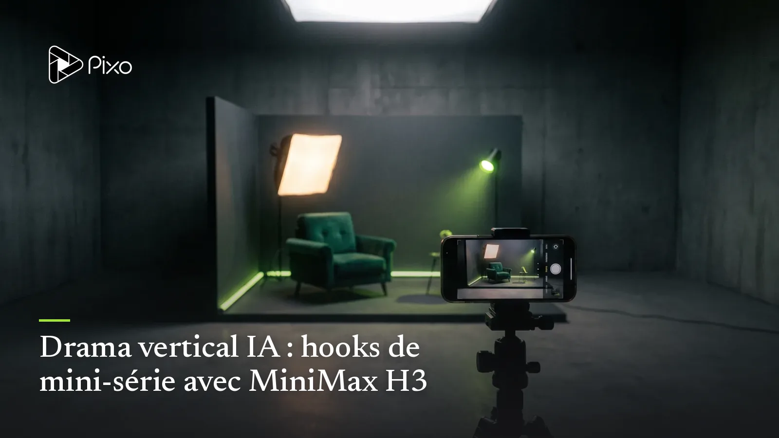 Drama vertical IA : hooks de mini-série avec MiniMax H3