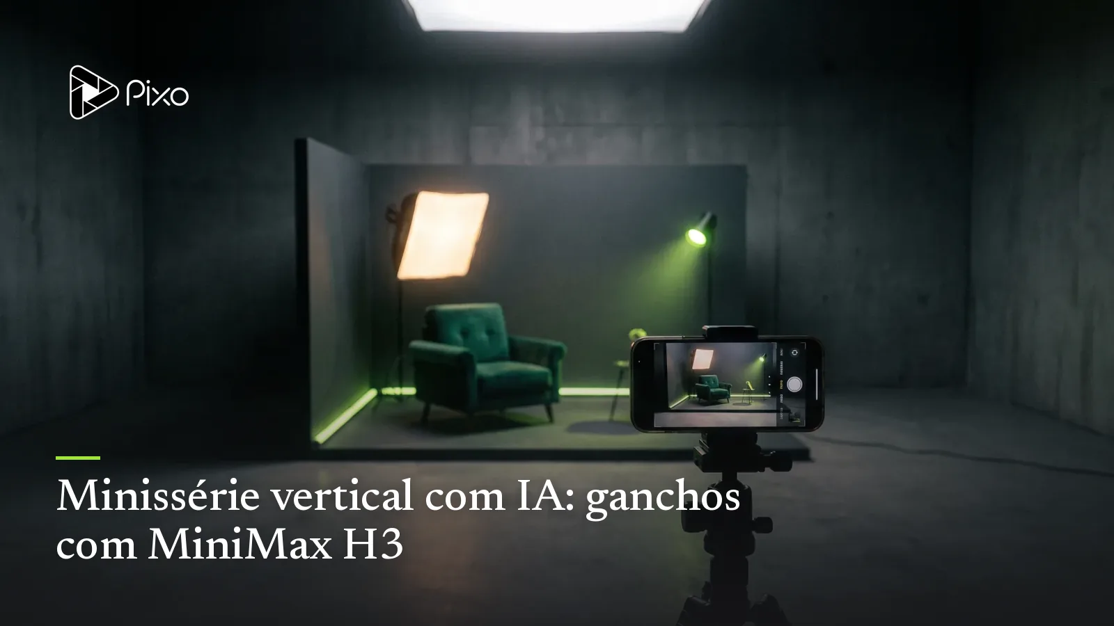 Minissérie vertical com IA: ganchos com MiniMax H3