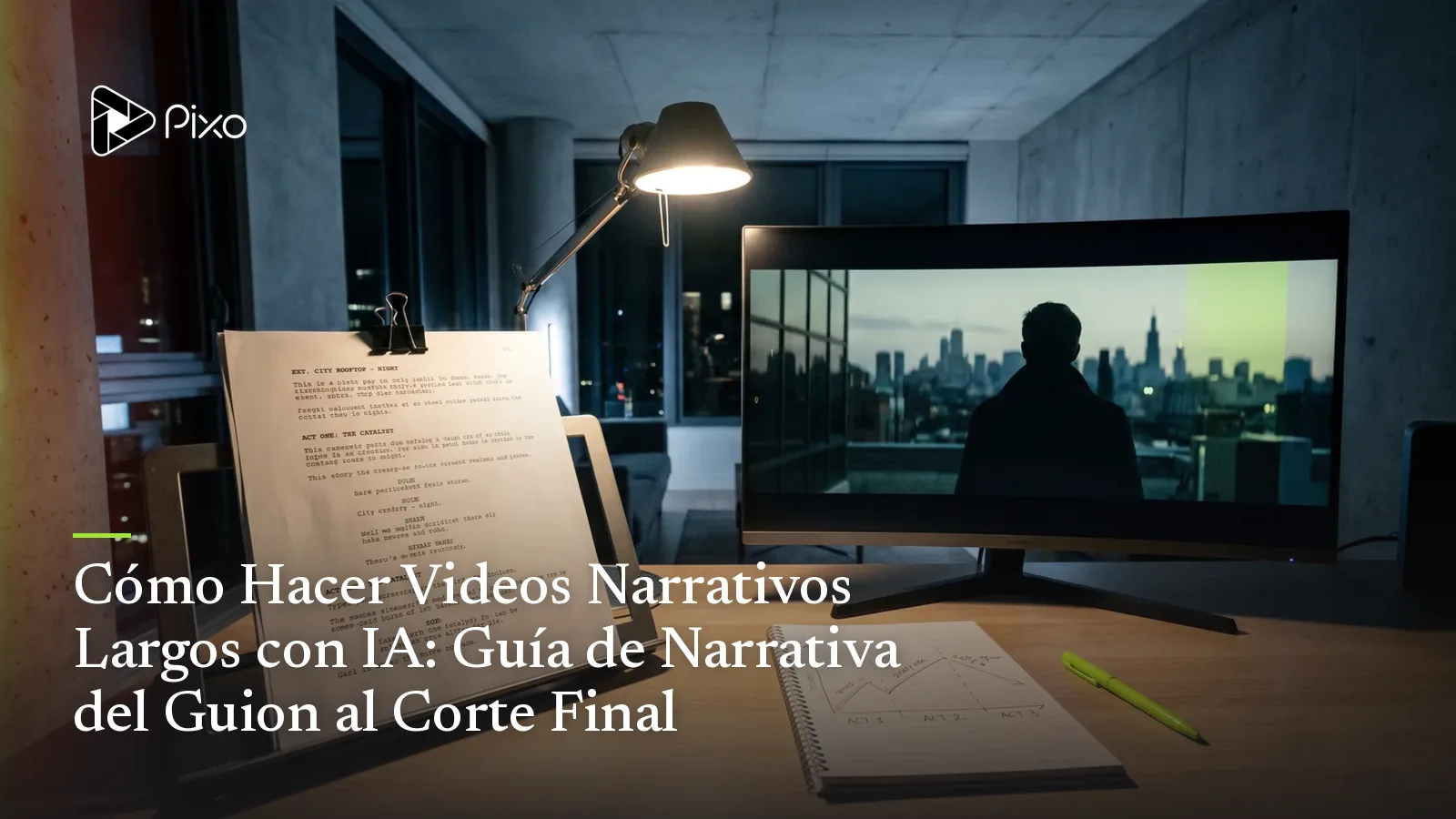 Cómo Hacer Videos Narrativos Largos con IA: Guía de Narrativa del Guion al Corte Final