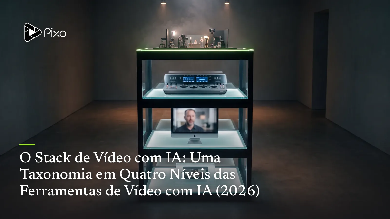 O Stack de Vídeo com IA: Uma Taxonomia em Quatro Níveis das Ferramentas de Vídeo com IA (2026)