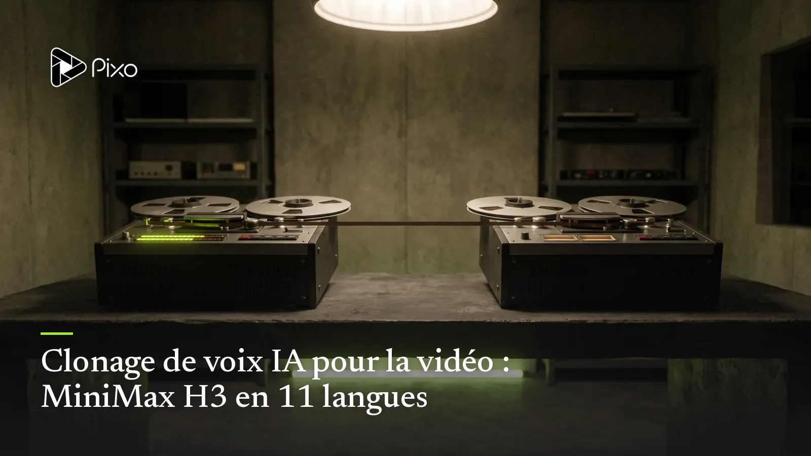 Clonage de voix IA pour la vidéo : MiniMax H3 en 11 langues