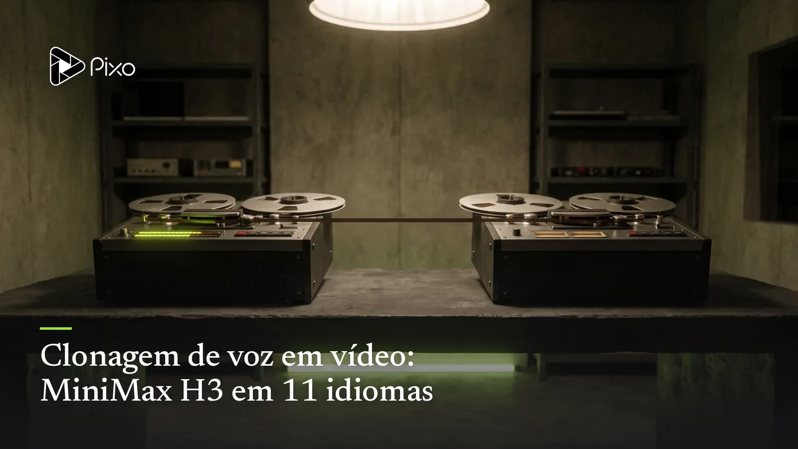 Clonagem de voz em vídeo: MiniMax H3 em 11 idiomas