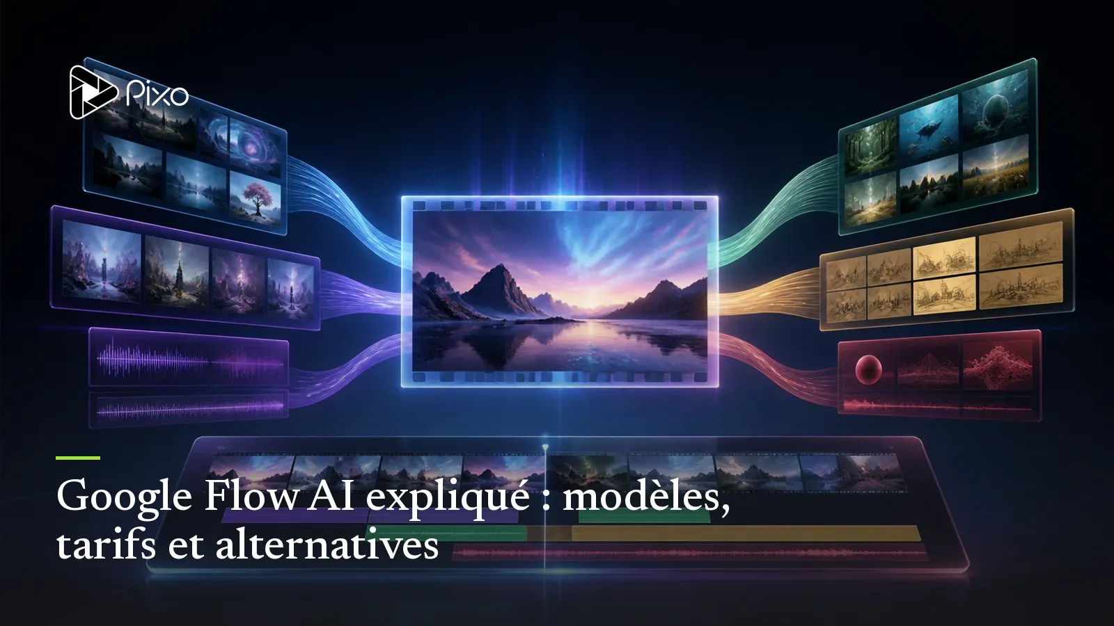Google Flow AI expliqué : modèles, tarifs et alternatives