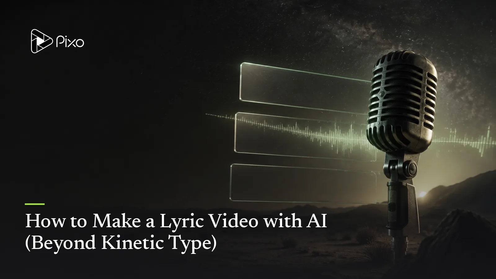 How to Make a Lyric Video with AI (Beyond Kinetic Type)