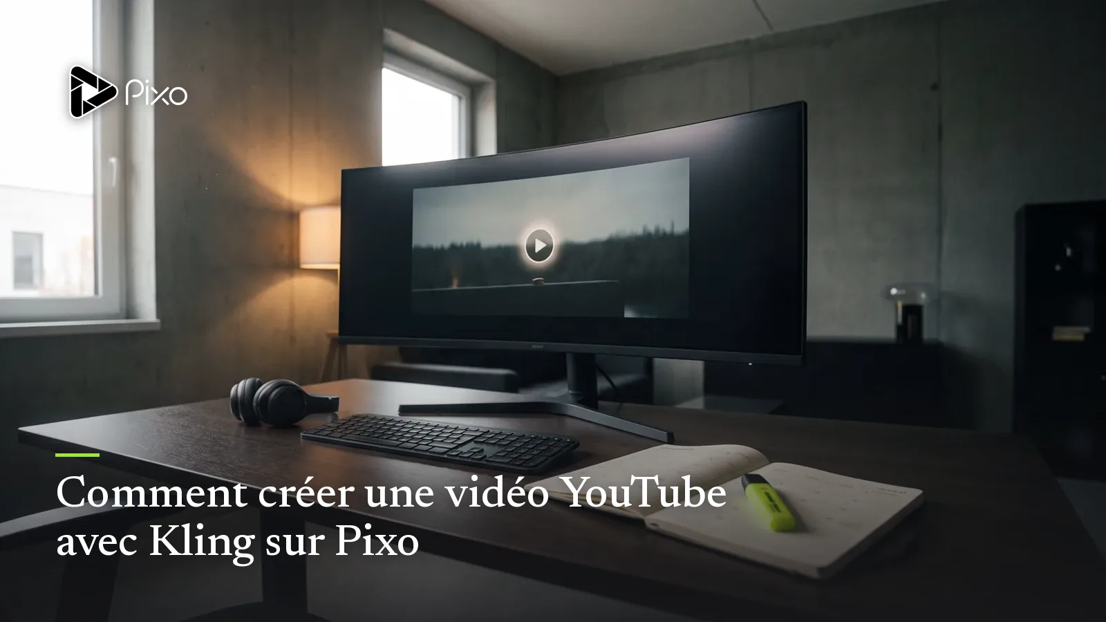Comment créer une vidéo YouTube avec Kling sur Pixo
