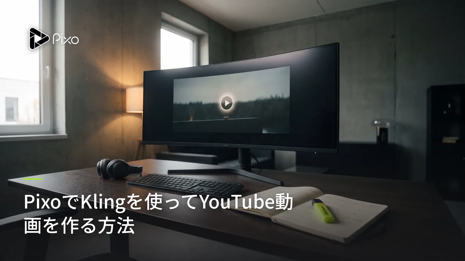 PixoでKlingを使ってYouTube動画を作る方法