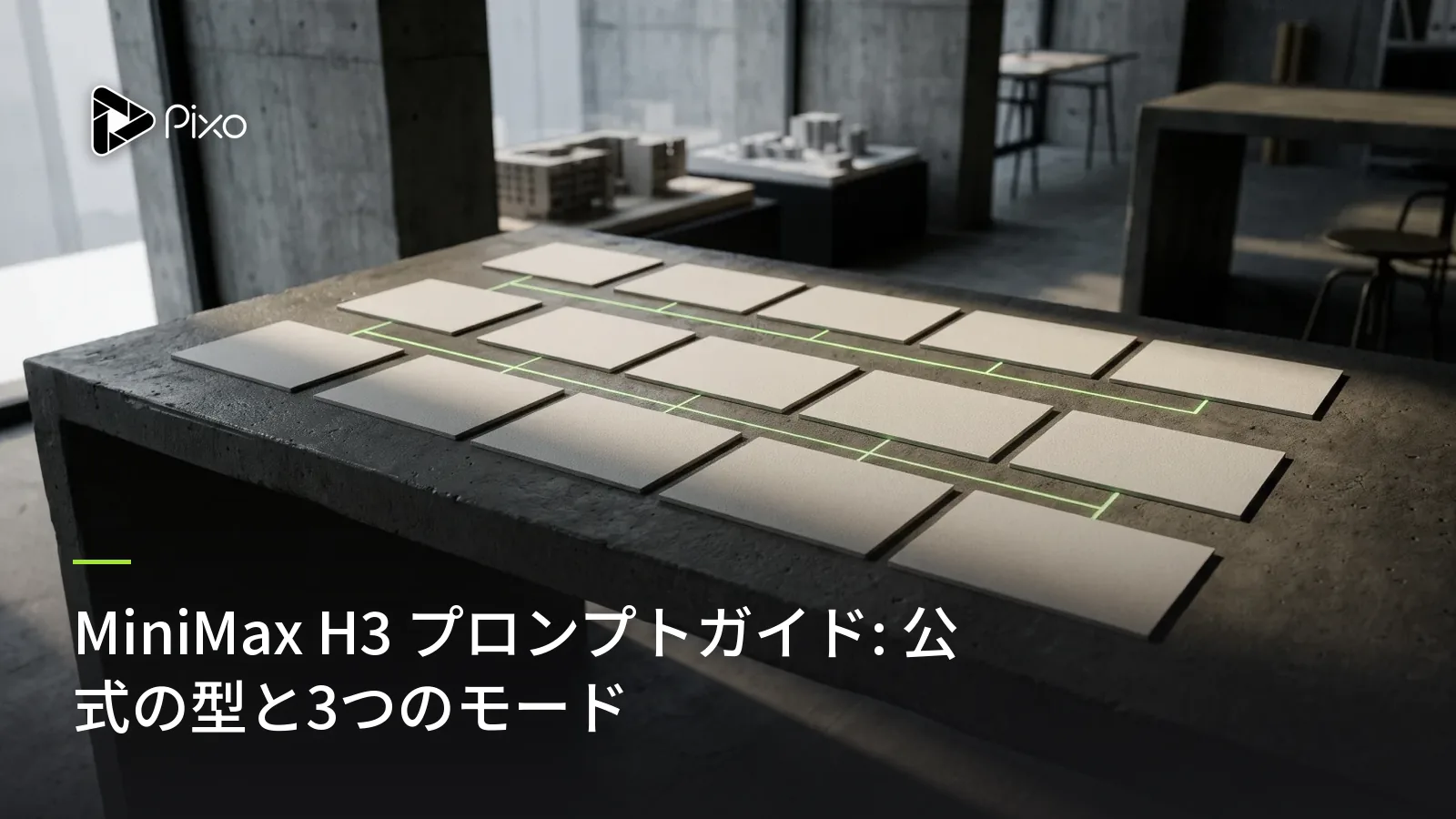MiniMax H3 プロンプトガイド: 公式の型と3つのモード