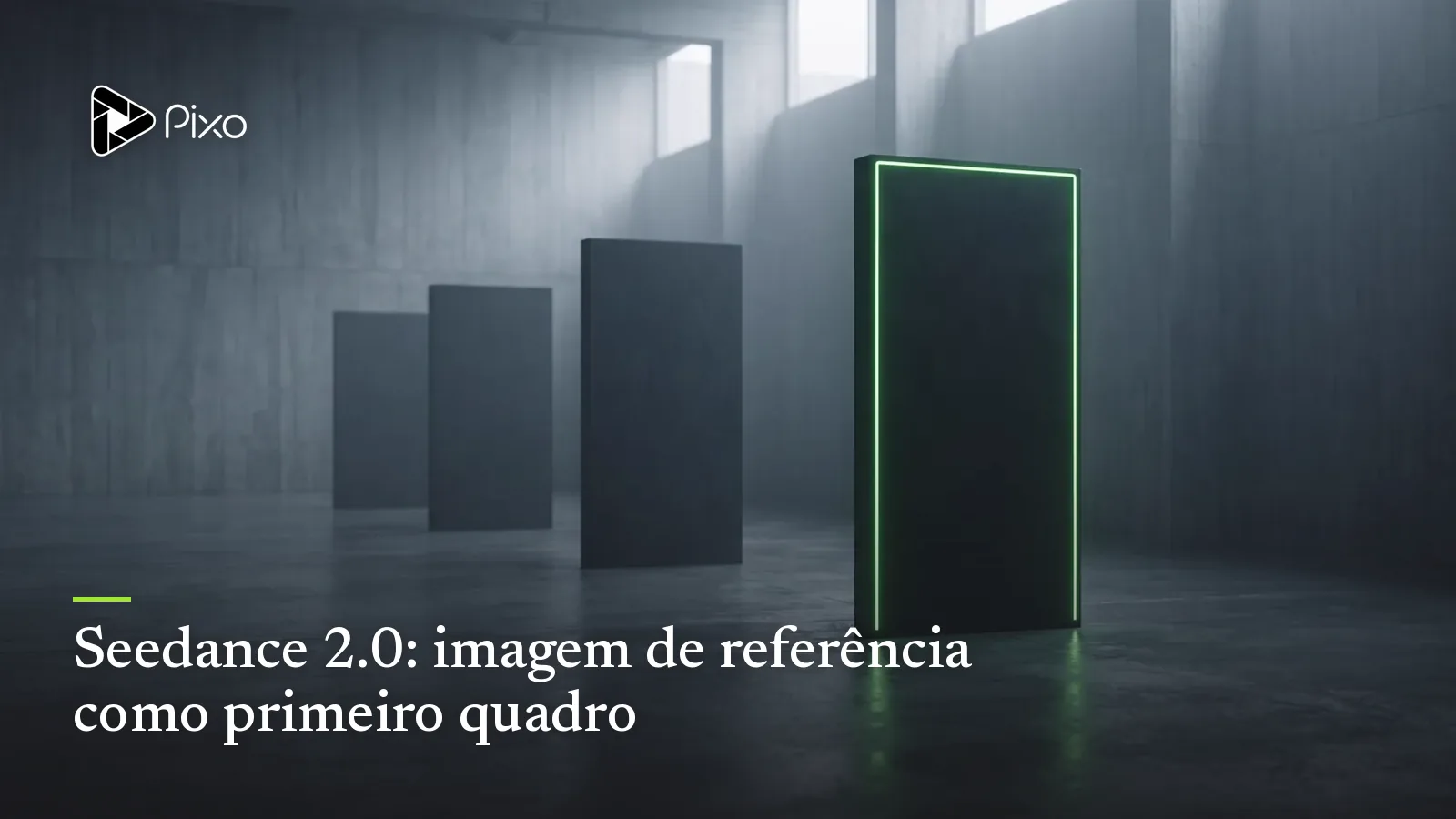 Seedance 2.0: imagem de referência como primeiro quadro