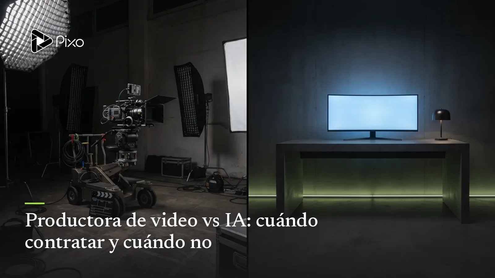 Productora de video vs IA: cuándo contratar y cuándo no