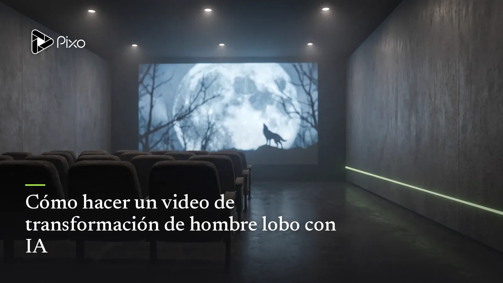 Cómo hacer un video de transformación de hombre lobo con IA
