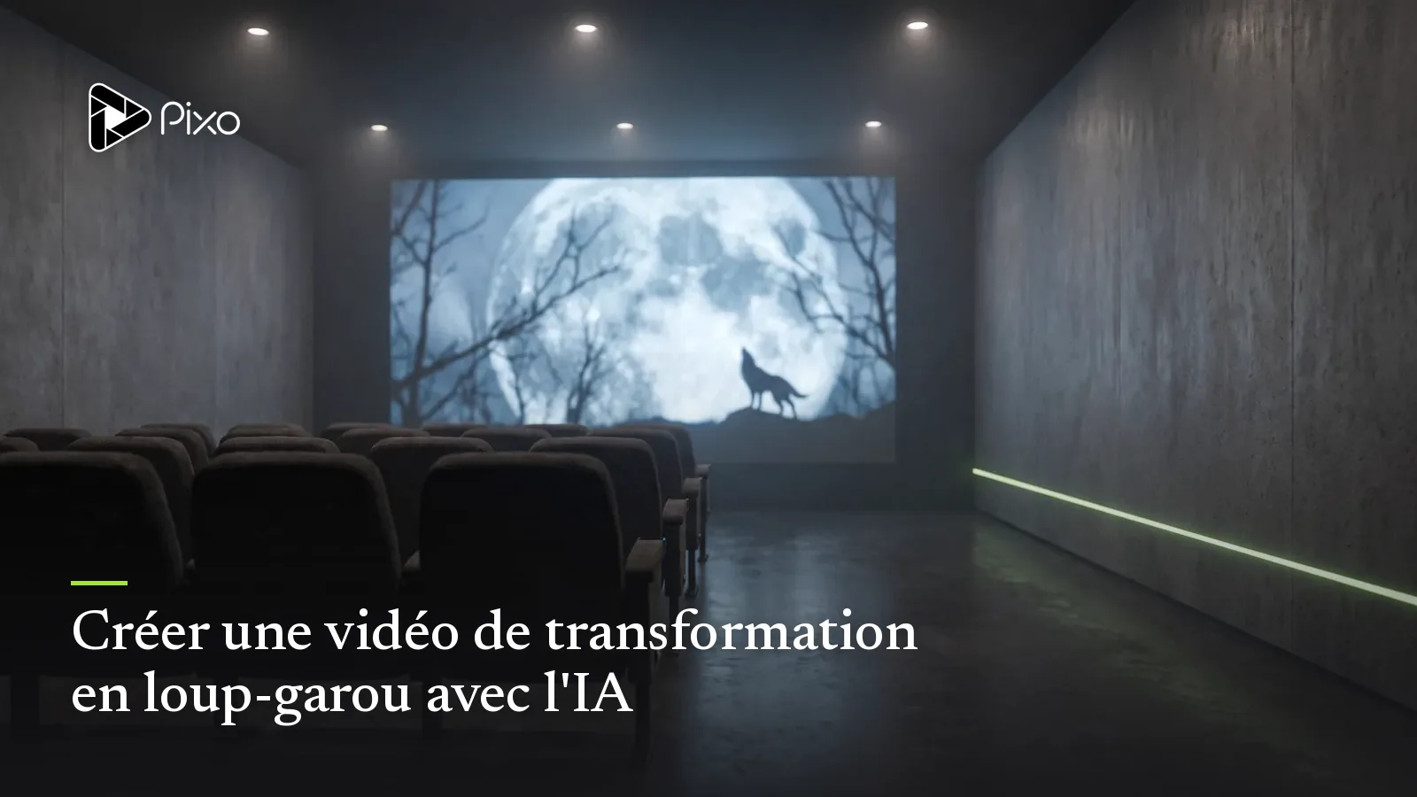 Créer une vidéo de transformation en loup-garou avec l'IA