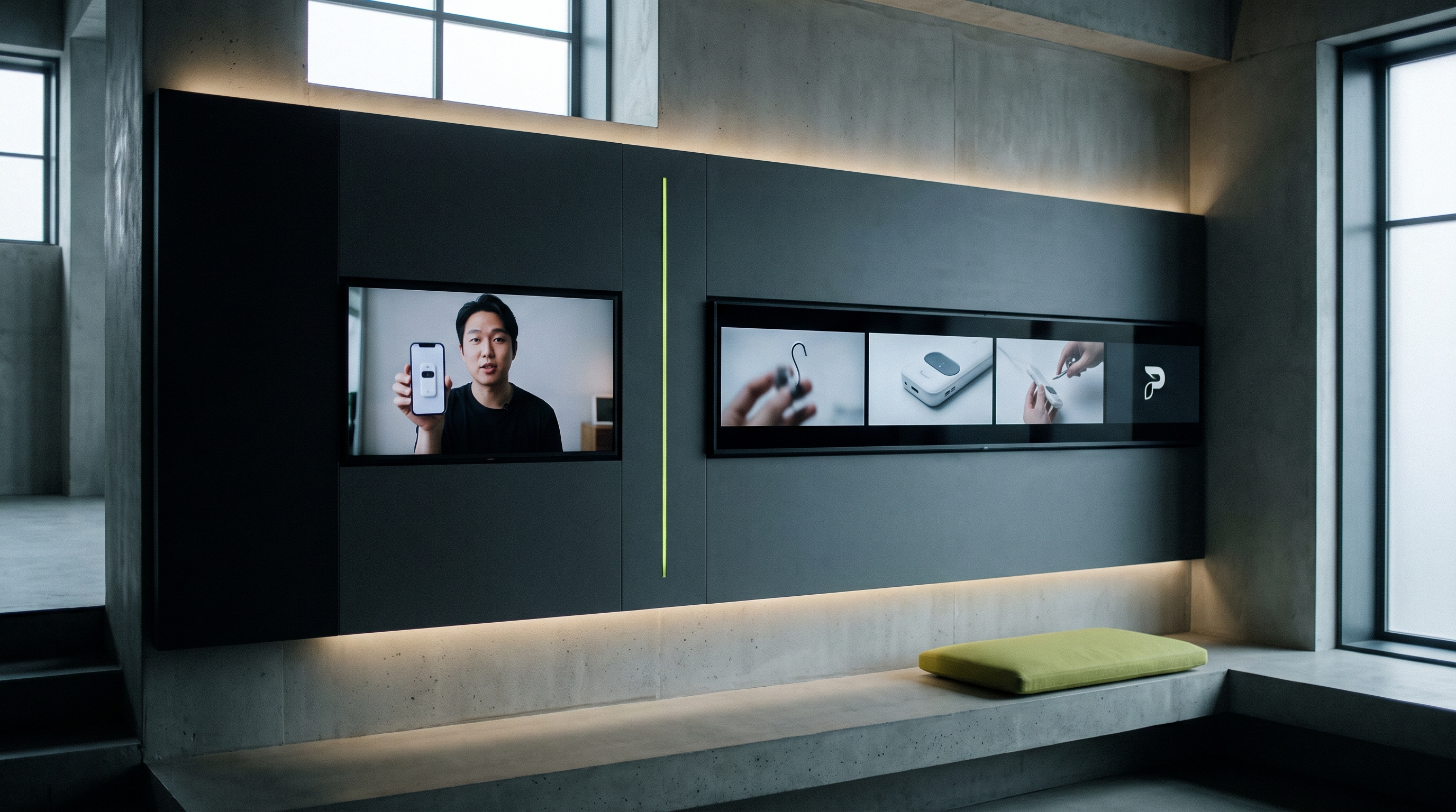 Cùng một bản brief, hai đầu ra: một clip nói trước camera đơn lẻ so với một storyboard nhiều shot có sản phẩm đang được sử dụng.