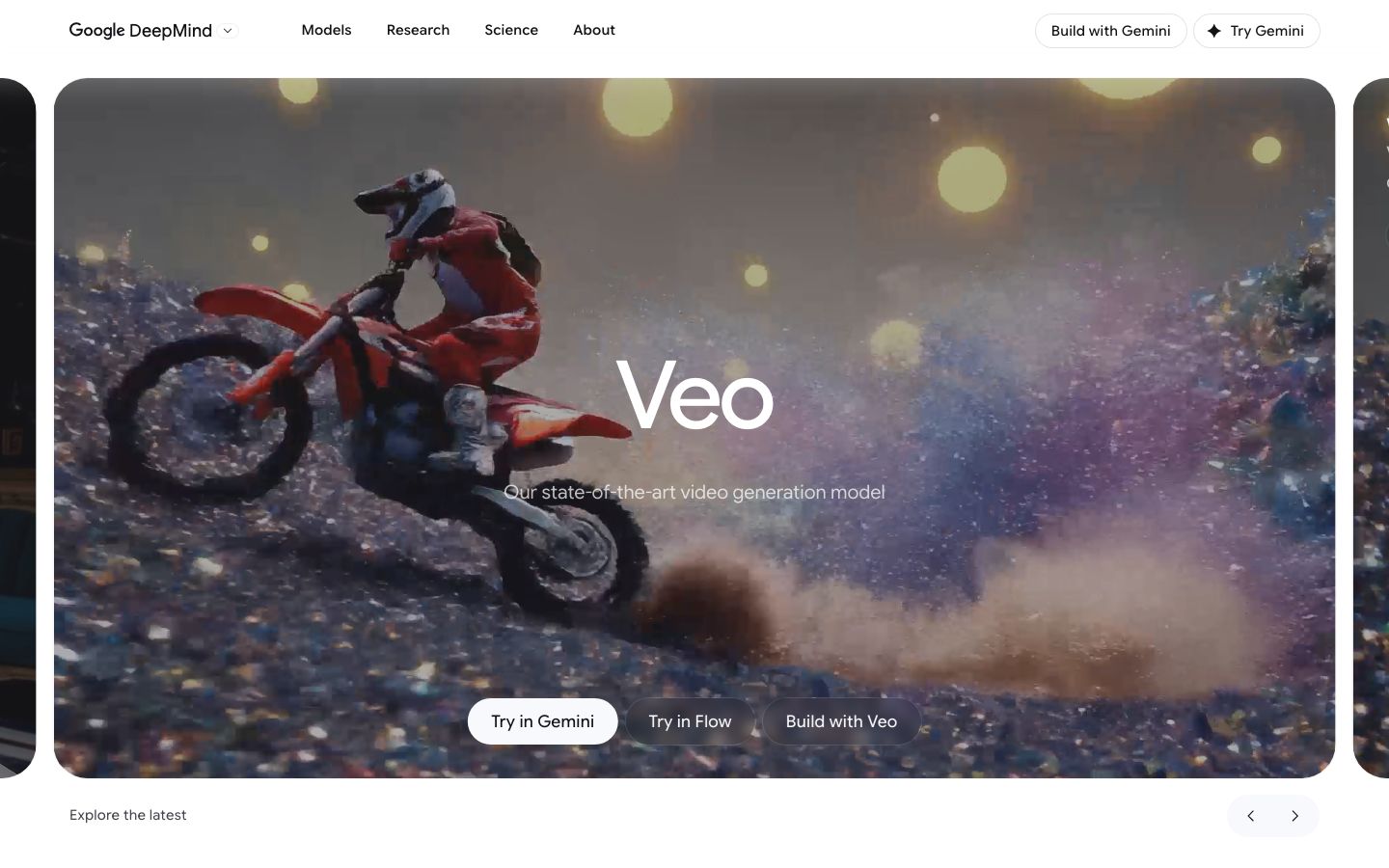 Google Veo 3.1 — AI video generation platform