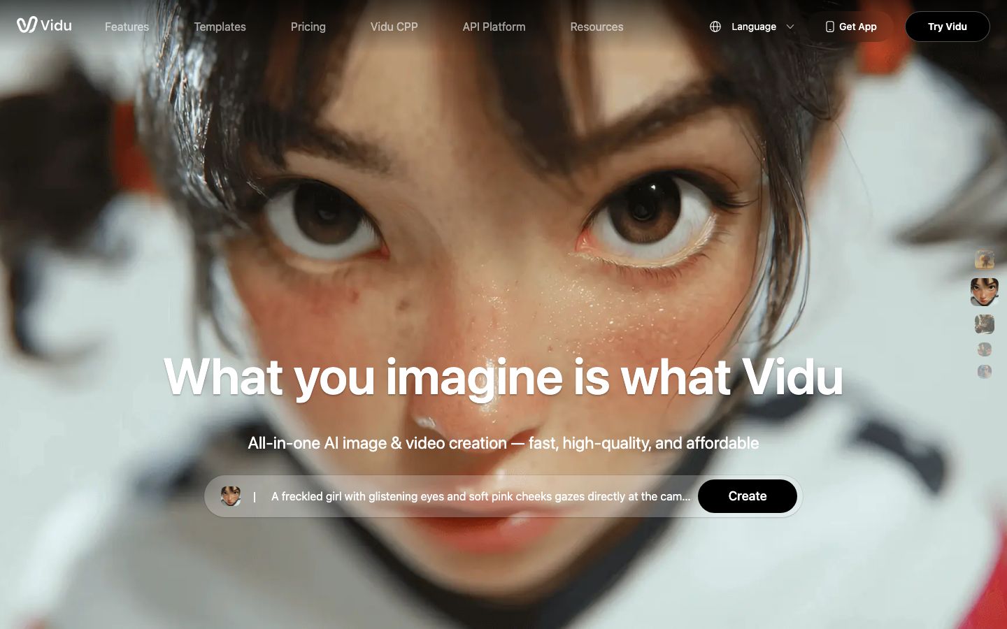 Vidu — fast AI video generation platform